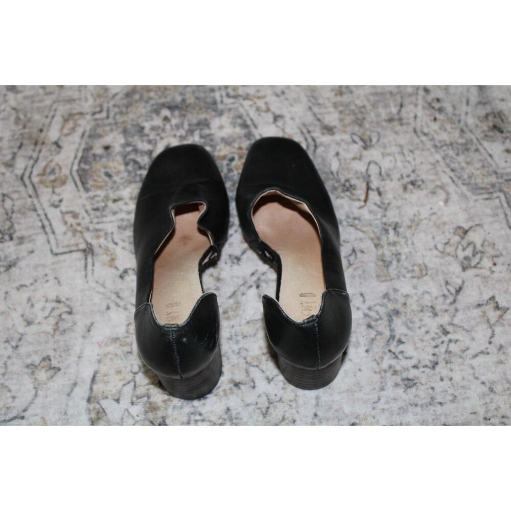 Anthropologie Silent D novaltee d'orsay black leather size 39 - Picture 4 of 9